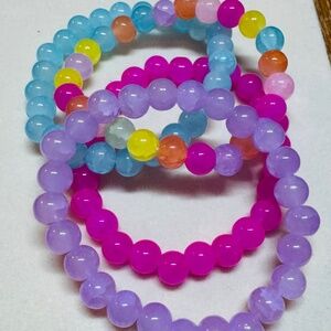 Four Multi Color Bracelet Bundle Set
